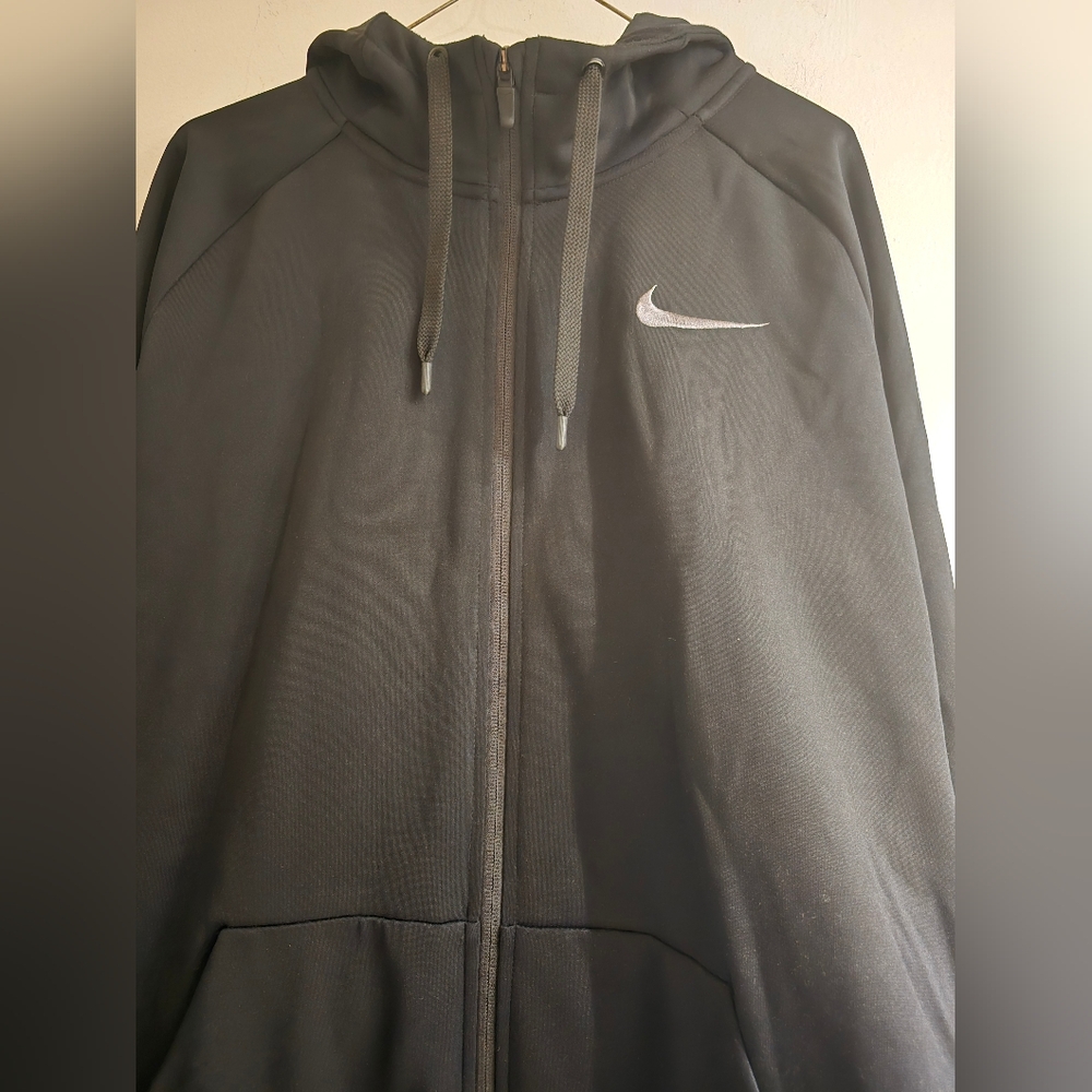 Nike Dri Fit full zip hoody XL blk nwot - Picture 1 of 5